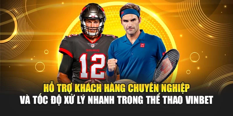 Hỗ trợ khách hàng chuyên nghiệp và tốc độ xử lý nhanh trong thể thao Vinbet