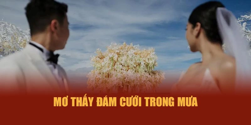 Mơ thấy đám cưới trong mưa